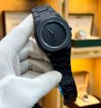 Black Aura Quartz Watch – Stylish Analog Watch for Men & Boys. 
