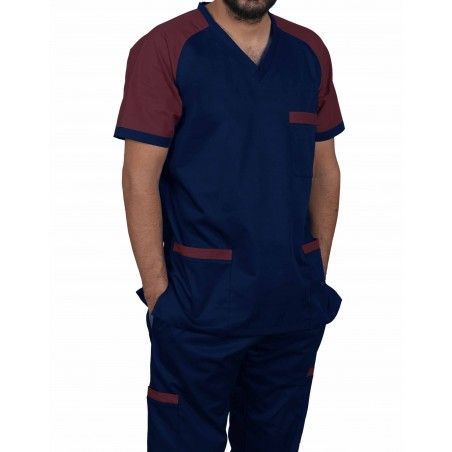 Doctors outfit OT uniform kit scrub suits multicolor design blue maroon