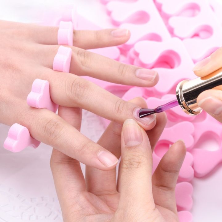 50Pcs/Pack%20Pink%20Nail%20Art%20Toes%20Separators%20Fingers%20Foots%20Sponge%20Soft%20Gel%20UV%20Tools%20Polish%20Manicure%20Pedicure%20-%20Image%205