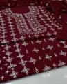 Pure GTM Lawn Hand made embroidery Shirt & Trouser with matching embriodry shafon dupata 3 pc beautifull suit. 