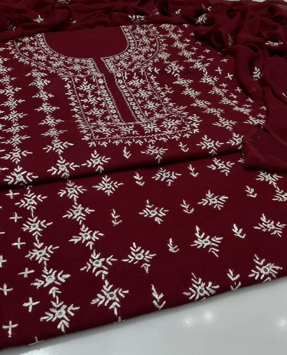 Pure%20GTM%20Lawn%20Hand%20made%20embroidery%20Shirt%20&%20Trouser%20with%20matching%20embriodry%20shafon%20dupata%203%20pc%20beautifull%20suit%20-%20Image%203