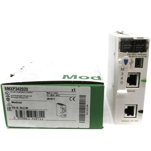 CPU340-20 Modbus Ethernet M340 Processor Module Ethernet BMXP342020