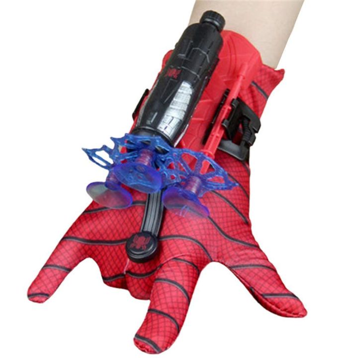 Spider Gloves Man Web Shooter For Kids, Launcher Spider Kids Plastic Cosplay Glove Hero Movie Launcher Wrist Toy Set Funny Decorate Children Funny Educational Toys