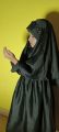 kids abaya with crown khimar. 