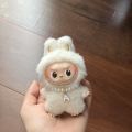 For 4.0 Labubu Pin for Love Series Pendant Accessories for Mini Labubu Letter Pearl Necklace Doll Accessories.
