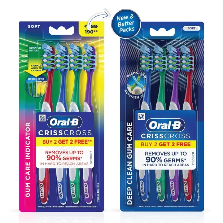 Oral-B%20Crisscross%20Gum%20Care%20Deep%20Clean%20Soft%20Bristle%20Toothbrush%20For%20Adults,%20Tongue%20Cleaner,%20Multicolour%20Toothbrush%20Set,%20Oral%20B%20Dentist%20Recommended%20Brand%20(%20Buy%202%20Get%202%20Free)%20-%20Image%202