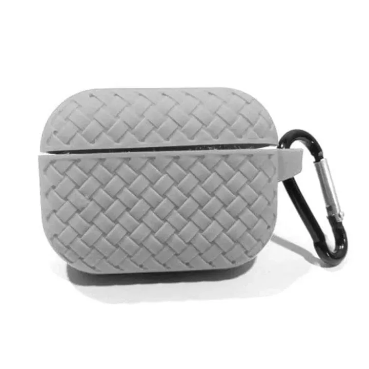 woven%20pattern%20soft%20silicon%20covers%20for%20Airpods%20pro%20&%20Airpods%20pro%202%20-%20Image%202