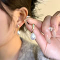 ZAKOL Fashion Elegant Teardrop Pear Imitation Pearl Drop Earrings Simple Versatile Jewelry Gift For Women. 