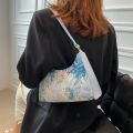 Popular Women's Armpit Bag New Style with A Western Temperament One Shoulder Oil Painting Bag Fashionable Women's Bag Handbag. 