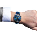 Men's Casual Quartz Watch Easy to Read Dial Watch with Leather Band & Pin Buckle n Birthday Gift. 