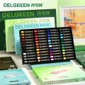 DELGREEN Artist Soft Oil Pastel Set Professional Painting Drawing Graffiti Art Crayons Washable Non Toxic 24/36/48/72 Colors. 