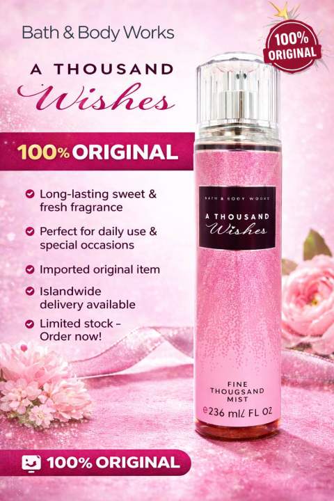Bath & Body Works A thousand Wishes Fine Fragrance Body Mist 236ml