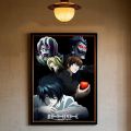 Classic Anime D-Death Note High Quality Print Poster Waterproof Wall Art Movie Posters For Living Bedroom Retro Room Decor Gift. 