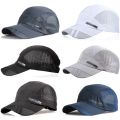 Adjustable Quick Dry Braethable Hat Running Baseball Summer Mesh Cap Visor Sports Cool Fashion Hot Outdoor Popular Men Women.