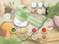 4 In 1 Handheld Electric Vegetable Cutter Set, Vegetable Chopper. 