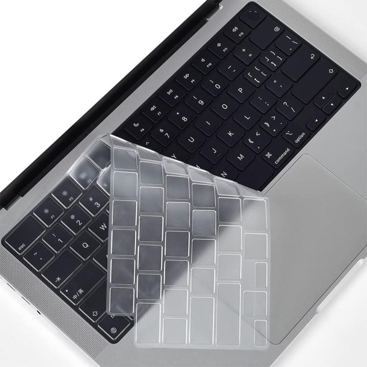 Clear Ultra Thin TPU Keyboard Cover for MacBook Air 13.6 13 inch M4 M3 M2 M1 Chip and Pro 14 13 15 16 inch EU & US Layout
