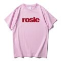 Ros New Album Number One Girl Same T Shirt Men/women Clothing Harajuku Tops Y2k Unisex High Quality Tees Graphic Clothes. 