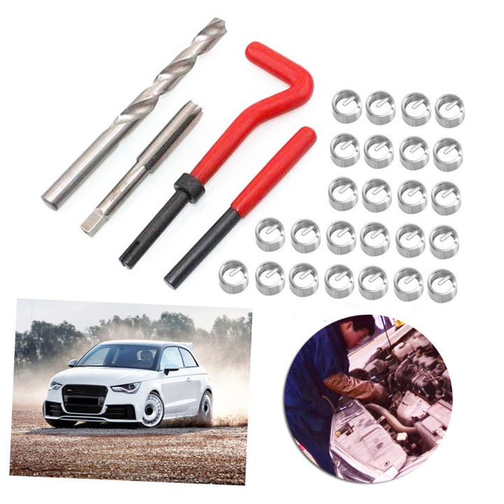 30Pcs%20Metric%20Thread%20Repair%20Insert%20Kit%20M3%20M4%20M7%20M9%20M11%20Helicoil%20Car%20Pro%20Coil%20Tool%20304%20Stainless%20Steel%20Auto%20Repair%20Tool%20Bag%20-%20Image%202