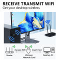 OPTFOCUS Wifi Adapter 150Mbps 802.11b g n ac USB Wifi Adaptador For PC Win7 8 10 11 wireless wifi adapter Bluetooth 4.2 Lan Card. 