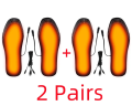 2/1 pair Electric USB Heated Shoe Insoles Warming Pad Feet Warmer Sock Pad Mat Winter Outdoor Sports Heating Insole Winter Warm. 