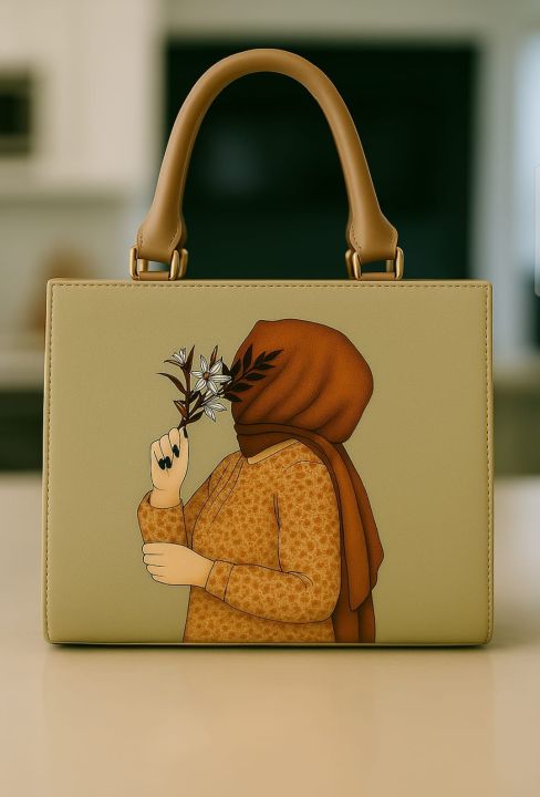 Hijab Tote Premium Ladies Bag 100% genuine imported Fabric Stuff ladies  shoulder bags | Daraz.pk