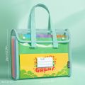 HUAJIE A4 13-Layer Graffiti Document Bag for Students, Zipper Folder for Exam Papers, Homework, File Storage & Classification. 