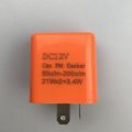 12V Speed Adjustable 2 Pin LED Electronic Flasher Relay for Motorcycle Turn Signal Direct Replacement Universal Hazard Warn. 