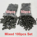 Self Tapping Screws Metal Fastener Clip for Car Motorcycle U-Type Clip with Screw Anti-rust Protection Clip Screw Iron Sheet Kit. 
