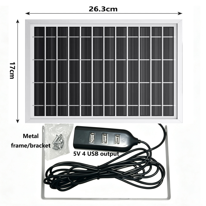 5-50W Sunpower Portable Solar Panel 5V Solar Plate With USB Safe Stabilize Charger For Power Bank Phone Outdoor Camping RV