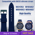 For GUESS Watch Band W0247G3 W0040G3 W0040G7 Series 22mm Silicone Strap Sport Waterproof Rubber Wrist Bracelet. 