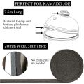 High Temp Grill Gasket Replacement Fit Kamado BBQ Smoker Gasket Accessories Flame retardant sealing tape.