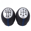 5/6 Speed PU Leather Handball Manual Shift Lever Head Accessories Suitable for Renault Megaane Car Shift Lever. 