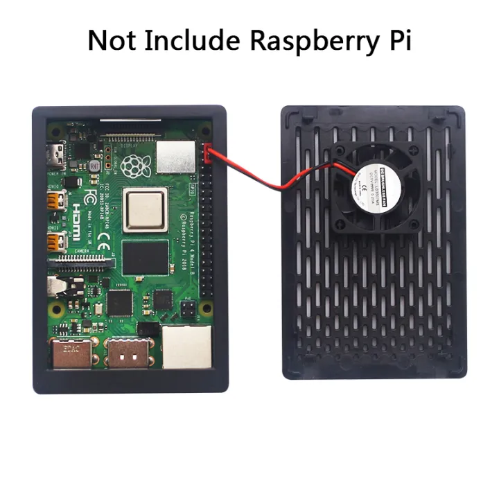 Raspberry%20Pi%204%20Model%20B%20ABS%20Case%20Optional%20Cooling%20Fan%20Shell%20Box%20Fit%20for%20GPIO%203.5%20Inch%20Touch%20Screen%20for%20Raspberry%20Pi%204%20-%20Image%203