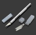 High Quality Pen Knife with 5 Interchangeable Sharp Blades for Carving and Mat Cutting as a Mobile Phone PCB DIY Repair crafting knife sticker cutter paper cutter. For precision cutting art and Tools. 