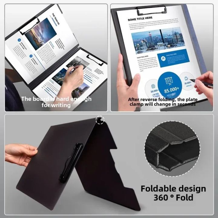 New%20A4%20File%20Folder%20Clipboard%20Writing%20Pad%20Memo%20Clip%20Board%20Double%20Clips%20Organizer%20School%20Office%20Stationary%20-%20Image%205