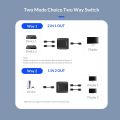 ORICO HDMI Bi-directional Switcher 4K)2K@60Hz, 1089P@120Hz Max HS2-A1. 