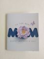 Mother's day mini cards pack of 5 size 5x5 cm. 