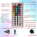 5V USB RGB Neon LED Strip Lights with 44Keys Remote Control for Bedroom Lighting Decor. 