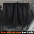 Car Privacy Curtains Set Air Conditioning Divider Curtain Front And Rear Seats & Side Windows UV Protection Sun Shade Isolation.