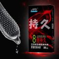 10Pcs Particles Dotted Condoms - Long last Lube Condoms. 