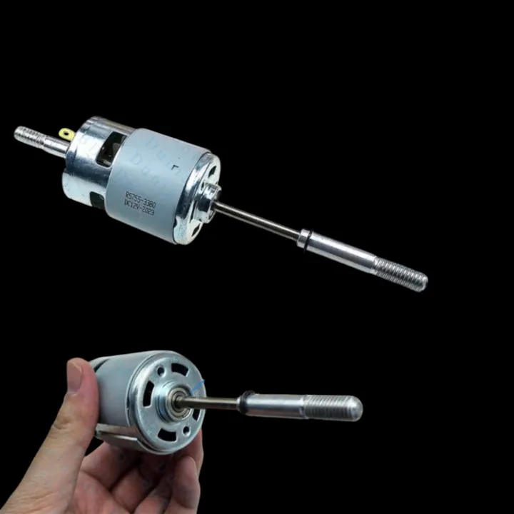"Premium%20775%20DC%2012V%20Motor%20with%20Long%20Shaft%20&%20Threaded%20Coupler%20%E2%80%93%20Ideal%20Fan%20Motor%20Replacement"%20-%20Image%204