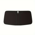 Foldable Car Sunshade With Hollow Design Upgraded Thick Titanium Silver For Front Windshield Reflective And Insulated Sunshade W. 