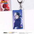 NARUTO Sasuke Uchiha Itachi Obito Kakashi China Official Authorization Cosplay Heaving Sand Key Chain Rectangular Ornament. 