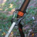 Outdoor hammock double locking buckle, multifunctional aluminum alloy hanging buckle, camping hammock quick hanging buckle. 