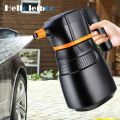 LEIBOO Electric Foam Sprayer Car Wash Clean Detailing Snow Cannon High Pressure Water Gun Battery Powered for Car Wash Foam Can. 