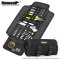 Rhinowalk Motorcycle Tool  Bag Roll Toolkit Saddle Bag Portable Repair Kit Storage Pouch Universal Large Capacity Side Tool Bag. 