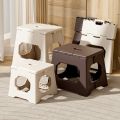 Folding Portable Mazar Plastic Small Stool for Shoes for Adults and Children's Stools Home Space-saving Outdoor. 