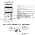 HanRongDa HRD-103 AM FM Digital Radio 2 Band Stereo Receiver w/ Headphones LCD Screen Rechargeable Battery Portable Pocket Radio.