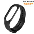 Strap For Mi Band 10 9 8 7 6 5 4 3 Sport Silicone Wristband Smart Watch Replacement Bracelet for Mi Band 6 7 Strap Correa.