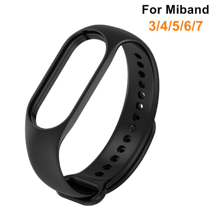 Strap For Mi Band 10 9 8 7 6 5 4 3 Sport Silicone Wristband Smart Watch Replacement Bracelet for Mi Band 6 7 Strap Correa